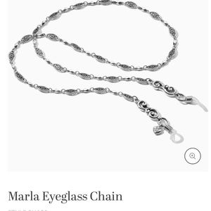 BRIGHTON JEWELRY Marla Eyeglass Chain Silver